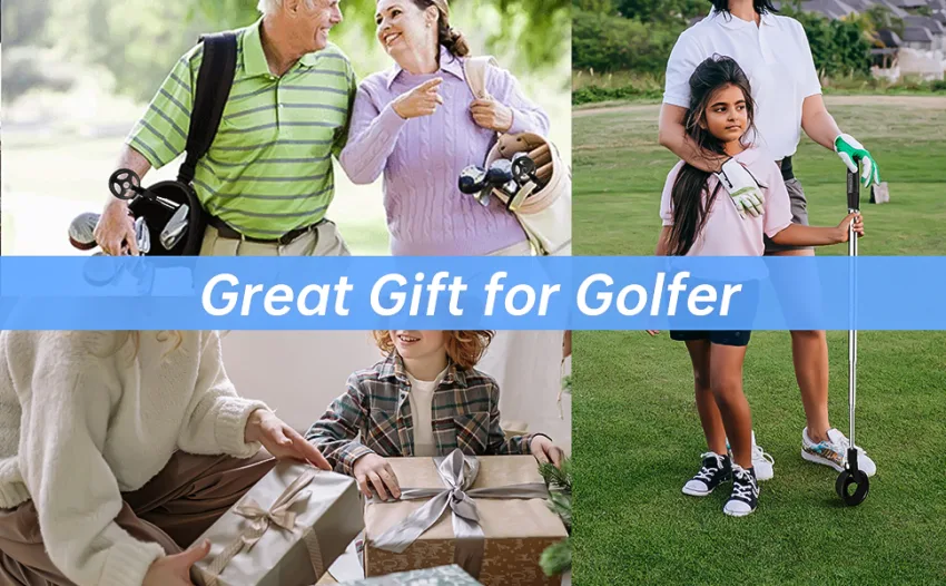 Golf Ball Retriever for Water Telescopic, MG Stainless Ball Retriever Tool Golf Grabber Picker 6.7Ft Extendable Golf Accessories Golf Gift for Men Women, with Automatic Locking Scoop - golf ball retriever gift