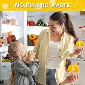 Reusable Beeswax Food Wraps Set  9 Pcs Assorted Sustainable Beeswax Wrap, Washable Wax Wrapping, Bread Sandwich Storage Wax Covers (3 Each for Small, Medium, and Large) - Greener kitchen and plastic free lifestyle