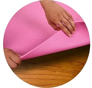 BalanceFrom All Purpose 1/4-Inch High Density Anti-Tear Exercise Yoga Mat with Carrying Strap Gray Mat And Yoga Blocks - product information 5