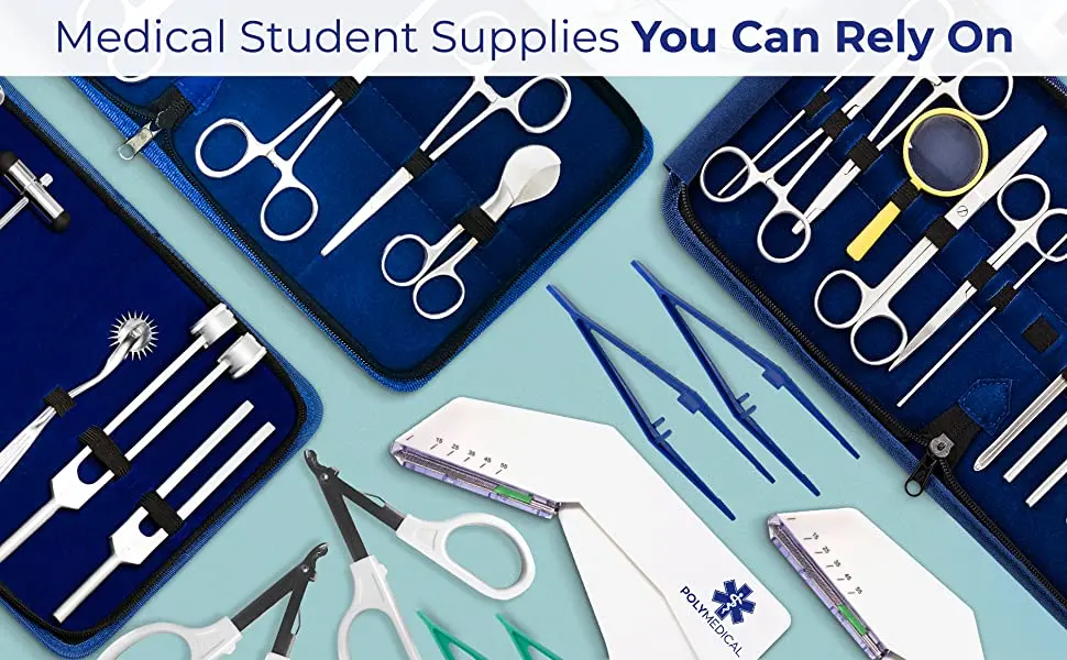 4 Piece Disposable Skin Stapler Kit (Suture Thread Alternative) 55 Wires, Stapler Remover Tool + 2 Plastic Forceps for Outdoor Camping Emergency Survival Demo, First Aid Field Emergency Vet Training - 8 Piece Disposable Skin Stapler Kit