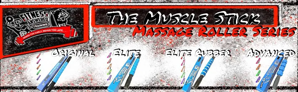 The Muscle Stick Original Muscle Roller | Muscle Roller Stick - The Stick All Purpose for Newbies Blue - stick roller massager
