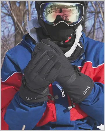 MCTi Ski Gloves Winter Waterproof Touch Screen Thinsulate Nylon Gloves for Women Purple Medium - Brand Story-2