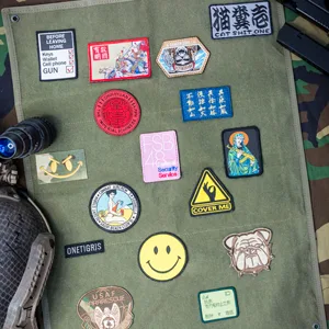 OneTigris Tactical Military Patch Holder Board Hook & Loop Patch Panel (Black - Large 42"x27") - onetigris military patches with velcro