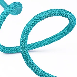Harrison Howard Super Sturdy Horse Rope Training Halter with 4 Knot 1/4" Stiff Halter Cord Turquoise Yearling - image-5