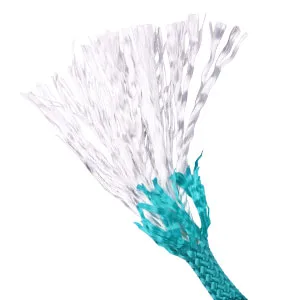 Harrison Howard Super Sturdy Horse Rope Training Halter with 4 Knot 1/4" Stiff Halter Cord Turquoise Yearling - image-6