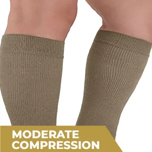 Pembrook Plus Size Compression Sleeves for Legs Women and Men 20-30mmHg - Bariatric Compression Sleeves | Extra Wide 4X-Large Black - leg compression sleeve men xxl, compression sleeve for leg xxl