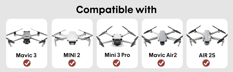 STARTRC Drone Tablet Holder for DJI Mini 2 SE/Mini 3 Pro/Mavic Air 2/DJI Mini 2/Mavic 3 Remote Controller Accessories, 4-11 inch Smartphone Ipad Tablet Mount with Lanyard,Cable - compatible with
