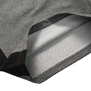 Tansozer Mens Athletic Shorts with Zip Pockets Grey 04 Small - 2006