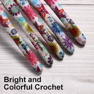 5mm Crochet Hook, Ergonomic Handle for Arthritic Hands, Soft Rubber Grip Extra Long Knitting Needles for Beginners and Knitting Crocheting Yarn (5mm) 5.0mm - These stunning crochet hooks featuring a beautiful oriental aesthetic pattern
