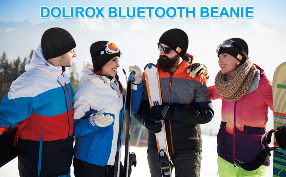 Bluetooth Beanie Hat Wireless Beanie for Men, Unique Tech Gift for Men Him Boyfriends Teens Boys Girls Black - bluetooth beanie hat