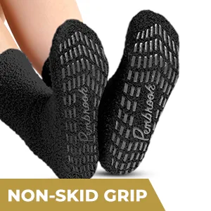 Pembrook Moisturizing Spa Socks Aloe Infused | 2-Pair | Fuzzy Non Skid Gel Sleeping Socks 2- Pairs - Color Set 001 - product information 28