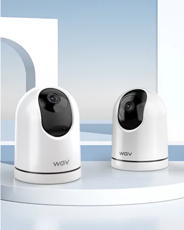 WGV Security Camera -2K Cameras for Home Security with Smart Motion Dection, Night Vision, Two-Way Audio,Cloud & SD Card Storage,Work with Alexa, Ideal Indoor Camera for Baby Monitor/Pet Camera white - pet camera