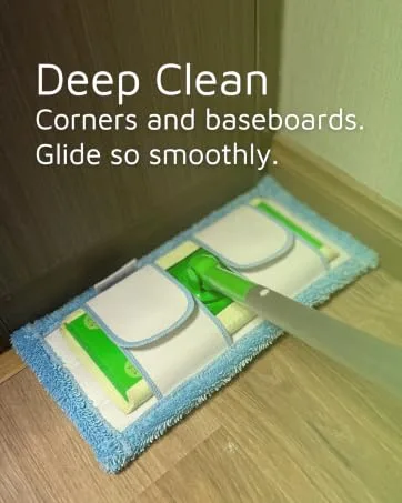 Microfiber Washable Spray Mop Refills Compatible with Promist Max, Reusable Pads Replacement Head (2) - swiffer 3156