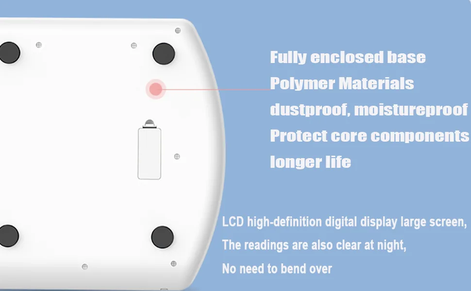 Raincol Baby Scale, Pet Scale, Multi-Function Toddler Scale, Digital Baby Scale, Blue Backlight, Weight and Height Track. - baby scale