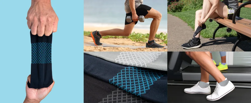 Copper Compression Socks Women & Men PowerKnit Ankle Sport Sock - 3 Pairs 3 Pair Small - Multicolor - pk ankle socks