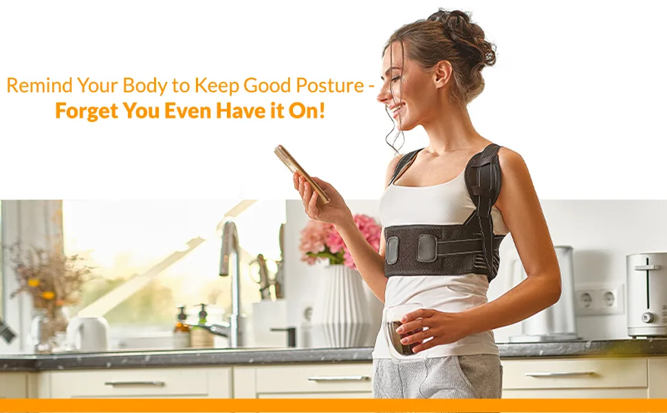 Posture Corrector for Women and Men - Adjustable Mid and Upper Back Brace - Comfortable New Model of Back Support - Improves Posture and Relieves Back Pain - Remind Your Body to Keep Good Posture