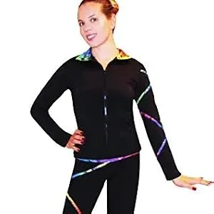 Ice Fire Figure Skating Criss Cross Pants - Stardust Sparkle Adult XSmall (12-14) - product information 2
