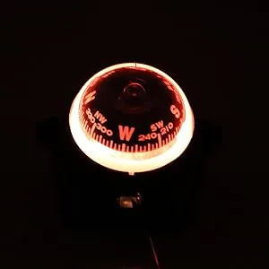 DETUCK Boat Compass Dashboard Marine Compass for Boat Compass Dash Mount Night Lighting - car compass