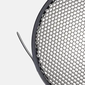 Godox 7"/18cm Standard Reflector Diffuser with Honeycomb Grid 20/40/60 Degree for Bowens Mount Studio Light Strobe Flash - 3003