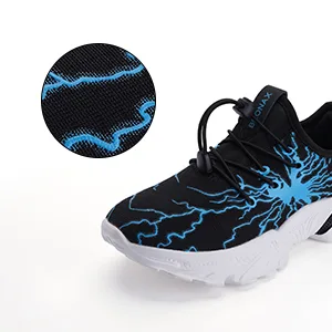 BRONAX Little/Big Boys Lightweight Graffiti Personality Shoes 13 Little Kid Black/Red - BREATHABLE UPPERS