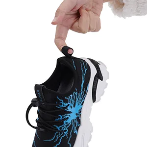 BRONAX Little/Big Boys Lightweight Graffiti Personality Shoes 13 Little Kid Black/Red - EASY TO WEAR
