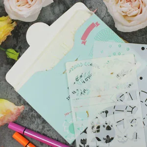 16Pcs Journal Stencils Set - Time Saving Bullet Journaling Supplies/Accessories Kit -Ultimate Productivity Planner Stencil for Bullet Journal Stencils A5 Dotted Journals - Journal Stencils Set- Time Saving Planner Supplies/Accessories Kit
