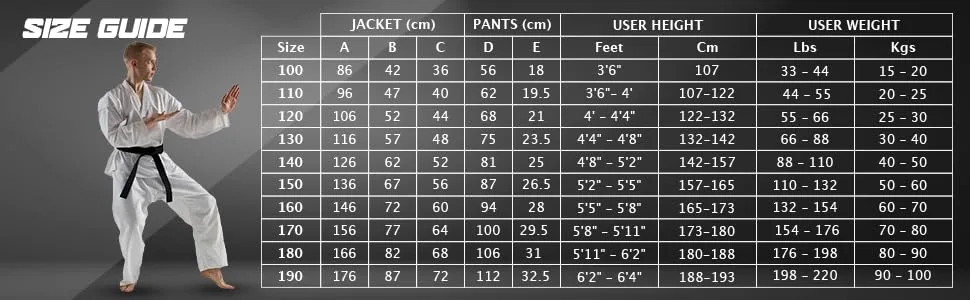 Starpro | Lightweight Karate Gi | Many Sizes | Suitable as Taekwondo Uniform | Karate Uniform, Karate Gi Adult - Karate Trousers & Jacket, Karate Clothes, Karate Gi Lightweight, Karate Uniform, Taekwondo Suit