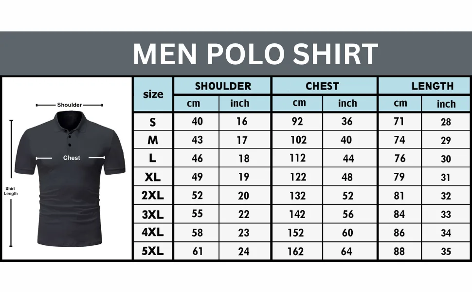 ChipteeAmz Custom Bowling Shirt for Men, Funny Bowling Polo for Men Bowlers, Personalized Bowling Team Jersey Short Sleeve Style 10 - Men Polo Size Chart
