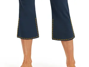 G4Free Women's Bootcut Golf Capris with Pockets Bootleg Crop Yoga Casual Pants Drawstring Black Small - ankle golf pants
