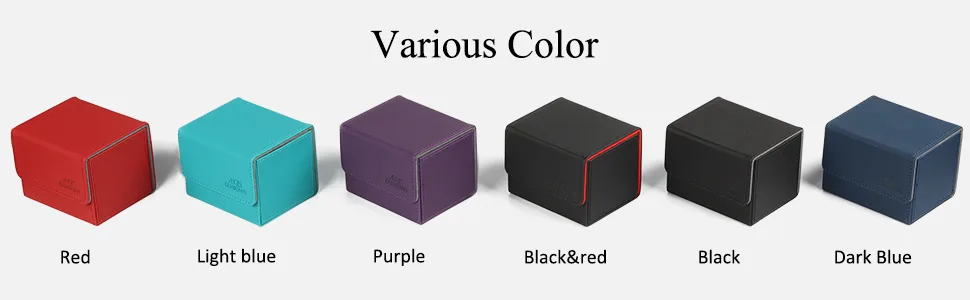 AEGIS GUARDIAN Commander Deck Box Magic Deck Box for MTG TCG Holds 100+ Sleeved Cards Leather Card Deck Box for Collectible Cards Deck, Purple 6 - product information 6