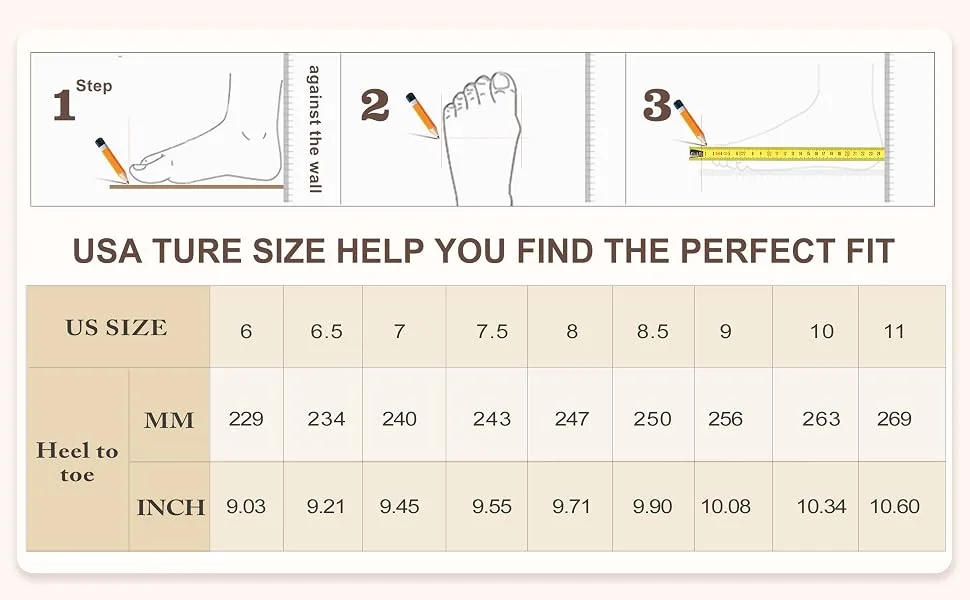 COOL COSER C Womens Comfortable Boots Non-Slip Water-Resistant Hiking Boots Casual Low Heel Lace Up Ankle Boots&Booties 11 Camel - US SIZE CHART