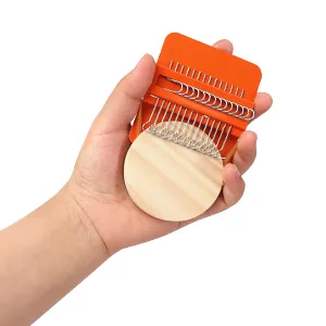 Caydo 14 Hooks Speedweve Darning Mini Loom Machine with 50 Color Darning Threads for Beginners Quickly Mending Jeans Socks, Mini Weave Tool for DIY Artful Patterns, Repair Clothes - Caydo 14 Hooks Darning Mini Loom Machine