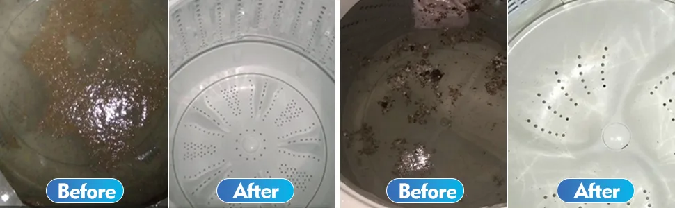 Zimtty Washing Machine Cleaner Descaler 32 Tablets, Deep Washer Machine Cleaner Tablets for HE Front Load and Top Load Washers, Suitable for All Washer Machines - washing machine cleaner
