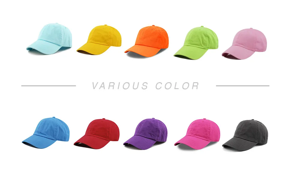 Baseball Dad Hat Women Men Blank Washed Low Profile Cotton and Denim UPF 50+ Running Golf Cap Hat White - POSTER