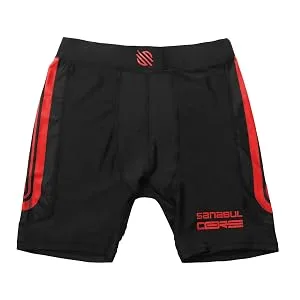Sanabul Core Compression Base Layer Combat Shorts Gun Metal Medium - flat shorts