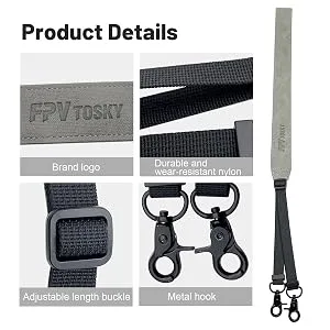 FPVtosky Lanyard for DJI RC & RC Pro Controller , DJI Mini 3 Pro Lanyard RC Neck Strap , Soft Leather Lanyard Compatible with Mavic 3 / Air 2s / Mini 2 / Mavic air 2 Remote Controller Accessories - product information 5