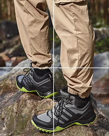Grand Attack Men's Waterproof Hiking Shoes|Wide Toe Box|Strong Grip & Durable|Size 8-13 10.5 30657-7/Black - product information 10