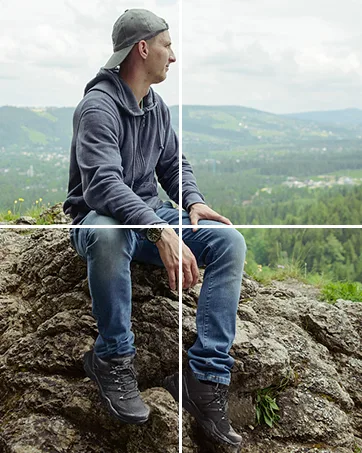 Grand Attack Men's Waterproof Hiking Shoes|Wide Toe Box|Strong Grip & Durable|Size 8-13 10.5 30657-7/Black - product information 14