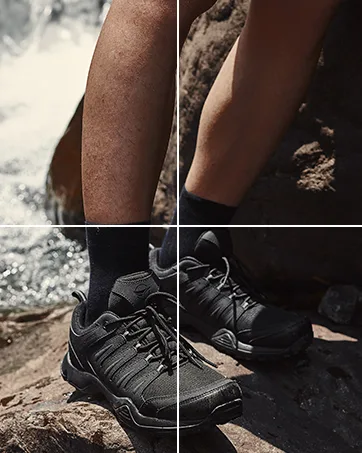 Grand Attack Men's Waterproof Hiking Shoes|Wide Toe Box|Strong Grip & Durable|Size 8-13 10.5 30657-7/Black - product information 9