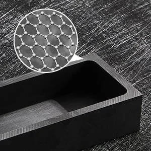 2 Pieces Graphite Ingot Mould Crucible Mould for Casting Gold Silver Metal Aluminum Copper Brass Melting Refining (4 x 2 x 1 Inch) - product information 3