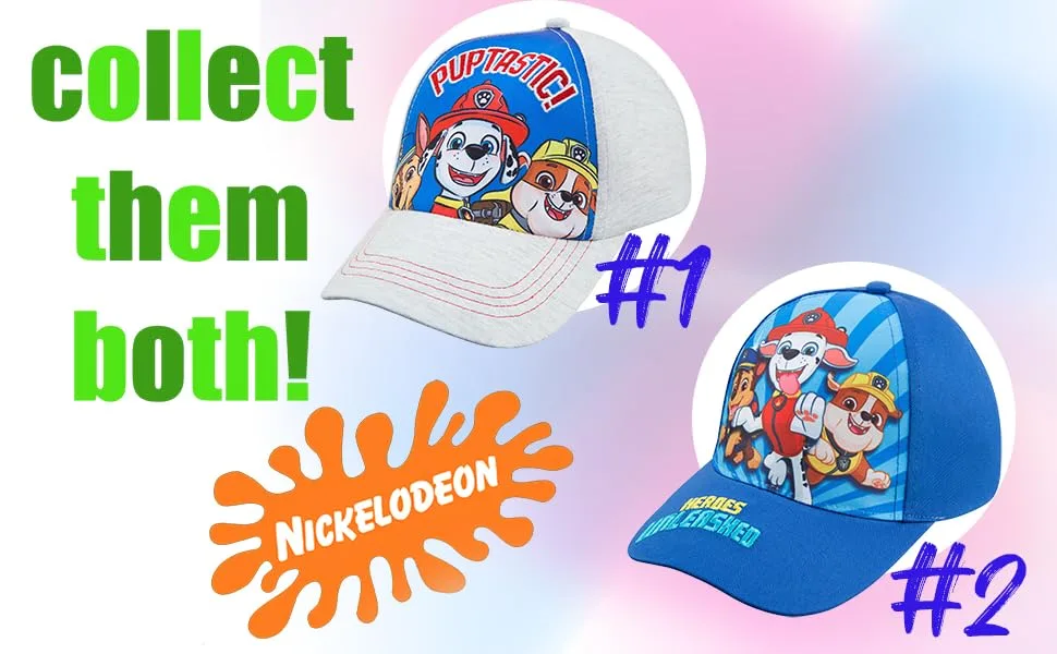 Nickelodeon Toddler Boys Paw Patrol Baseball Cap - Ages 2-4 Heroes Toddler - product information 6
