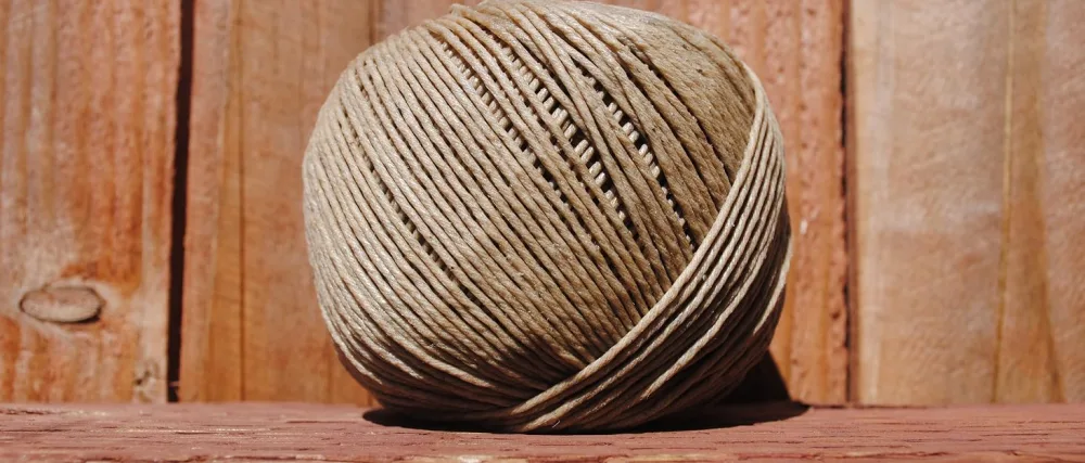 Bee Wick Hemp Spool 420ft of Organic Hemp Wick Made with American Beeswax (1.0mm) (Regular Beeswax Coating) - Bee Wick Hemp 420ft