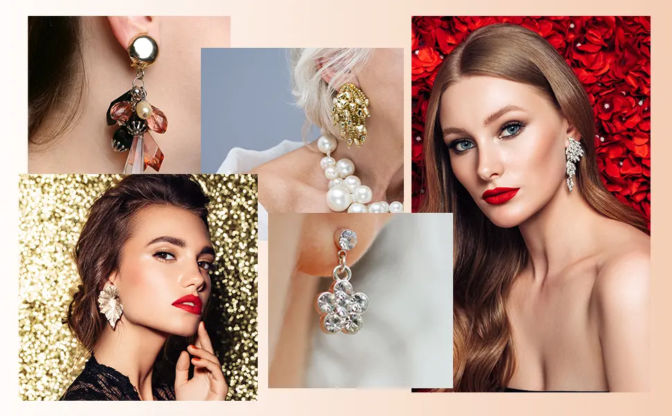 10 Pcs/5 Pairs Earring Backs for Studs, Droopy Ears and Heavy Earring, Upgraded Heavy Earring Support Backs, Tiara Earring Backs to Prevent Drooping, Hypoallergenic Earring Lifters (Silver + Gold) - earring backs for heavy earring
