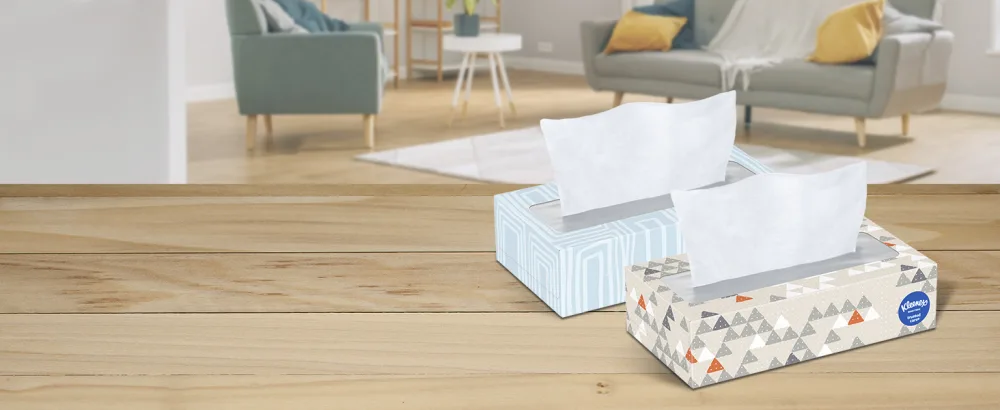 Kleenex Expressions Trusted Care Facial Tissues, 8 Boxes, 160 Tissues per Box, 2-Ply (1,280 Total Tissues) - Kleenex Trusted Care