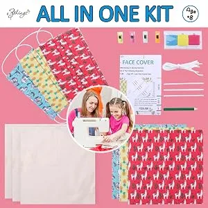 Breathable Fabric face Mask - DIY Sewing Project Kit Designs - DIY Breathable Fabric face Mask