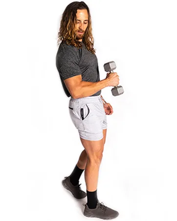 maamgic Mens Workout Shorts 5" Short Shorts Soft Stretch Running Gym Athletic Shorts with Zip Pockets Black Large - mens workout shorts