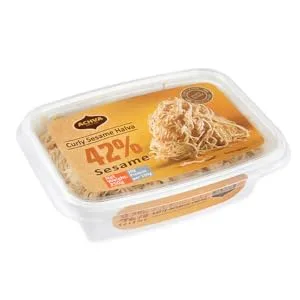 Achva Sesame Tahini 16 Ounce Non-GMO, No Preservatives, Kosher Parve, Vegan Sesame Tahini (Organic) - curly halva