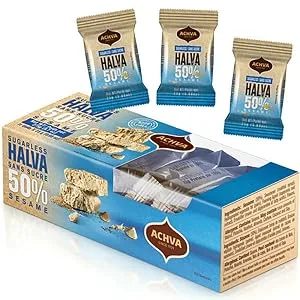 Achva Sesame Tahini 16 Ounce Non-GMO, No Preservatives, Kosher Parve, Vegan Sesame Tahini (Organic) - halva gift box