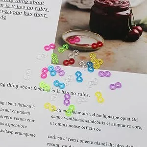 600 PCS S Clips Rubber Band Clips, DaKuan Connectors Rubber, Bracelet Making, DIY Handicrafts, Exquisite Gadgets, Transparent and Color - product information 6