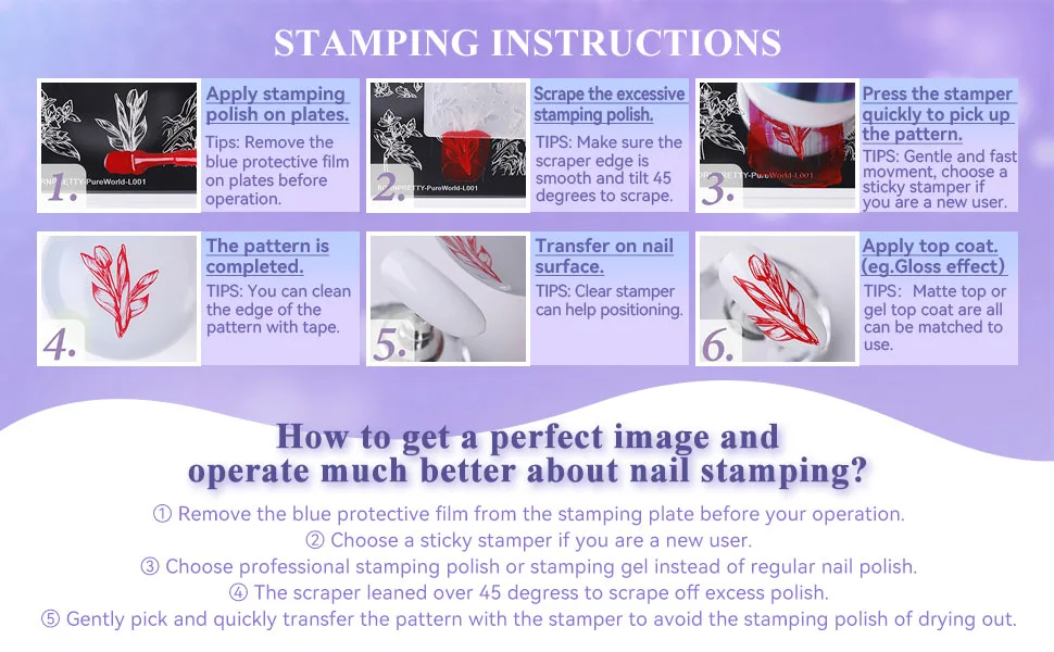BORN PRETTY Stamping Temeplates Nail Art Stamping Plates Flower Leaves Theme Nail Image Plates Nail Manicuring DIY Printing Tools 4PCS - stamping plates
